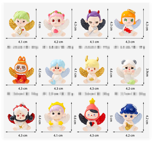 Resin 12 Zodiac Signs Constellations Home Garden Sculpture Decorative fairy Baby <strong>Angel</strong> <strong>Figure</strong> with wings Characters Toy Giveaway - Product Image 2