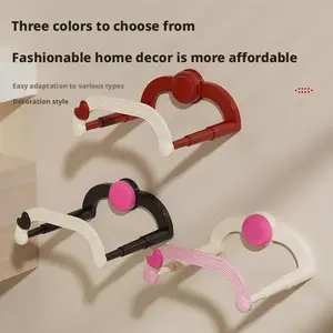 Bathroom Basin Storage Rack Holder Self-adhesive Hooks Wall Mounted Washbasin Storage Hooks Holders Save Space Hooks - Product Image 2