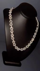 Collar de Cadena con Diamantes de Moissanita en Plata 925 para Mujer, Joyería de Moda para Fiestas, Bodas y Eventos Nocturnos, Exportación - Product Image 2