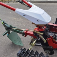 Micro-cultivateur agricole à chenilles, moteur diesel refroidi par air 173F/7HP, pour ferme