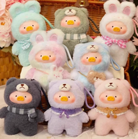 Vente en gros authentique 52 jouets boîte aveugle LuLu le cochon V2 série temporelle joyeuse pendentif en peluche poupée à collectionner figurines cadeau pour enfants