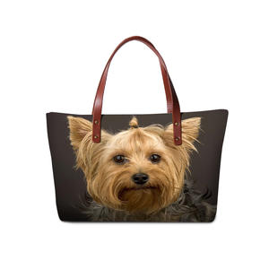 منتجات رائجة كبيرة ، حقائب يد نسائية بطبعة كلاب لطيفة - Product Image 1