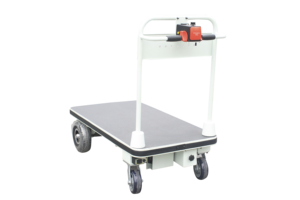 अनुकूलन योग्य चार पहिया स्टेनलेस स्टील प्लेटफॉर्म इलेक्ट्रिक हैंड ट्रक ट्रॉली ओएम समर्थित - Product Image 3