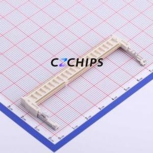 AS0A621-H2S6-7H Memory Module Connector (DDR) SMD,P=0.6mm,Horizontal Mount Connector - Product Image 2