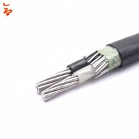 Cable Concéntrico de Aluminio Trenzado 3x6AWG con Aislamiento XLPE y Cubierta de PVC para Instalación Aérea
