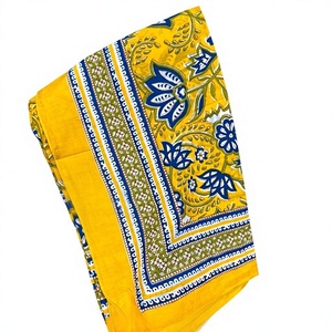 Écharpe florale Sunshine, Dupatta motif fleur de moutarde, Écharpe jaune à imprimé ethnique, Écharpe à imprimé floral royal, Dupatta Jardin de marguerites - Product Image 5