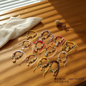 Pulsera Kapibala con Cuentas Ajustables y Dijes Coloridos para Mujer, Joyería de Moda, 1800 Piezas por Caja - Product Image 3