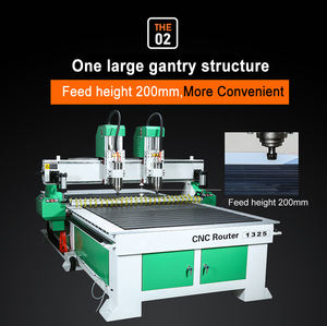 Фрезерный станок с ЧПУ LYBGACNC 1325, независимая двухголовочная система, <span class=keywords><strong>3.2</strong></span> кВт, для гравировки, резки и обработки древесины - Product Image 2