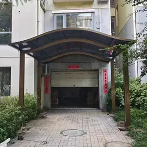 HB Carports 차양 캐노피 간이 차고 알루미늄 주차장 금속 현대 알루미늄 간이 차고 디자인 이중 튼튼한 차고 캐노피