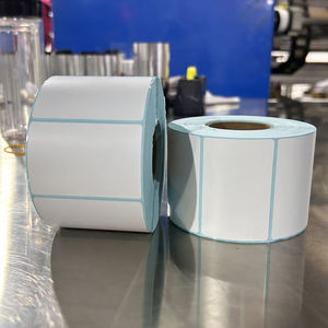 Étiquette d'expédition à revêtement direct 4 ''x 6'' 100x150 papier adhésif pour bordereau d'expédition express thermique - Product Image 1