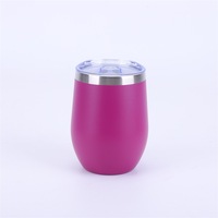 12OZ sans tige Termos gobelet Double paroi en acier inoxydable voyage tasse à café/gobelet tasse/tasse à vin