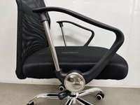 Chaise de bureau exécutive moderne et confortable, réglable en hauteur, pour la maison, avec échantillon gratuit, pivotante, ergonomique, en maille, avec accoudoirs fixes