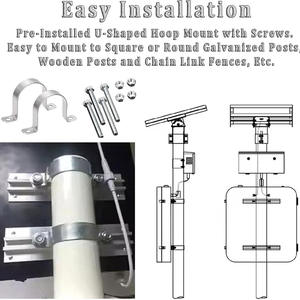 شاشة عرض مخصصة محمولة 12 فولت <span class=keywords><strong>60</strong></span> واط من الألومنيوم تعمل بالطاقة الشمسية شاشة عرض الحد الأقصى للسرعة وتحذير رادار السلامة - Product Image 5