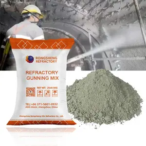 Induction furnace lining refractory spray coating gunning material refractory gunning mix