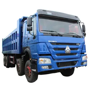 2015-2022 usado SINO Howo 8x4 12 ruedas minería volquete camiones volquete mano izquierda Sinotrack 8*4 camión volquete de arena para la venta
