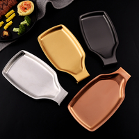 Porte-cuillères en acier inoxydable SUS304, vente en gros, repose-cuillère support pour Buffet, ustensiles de cuisine