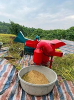 Petite batteuse 7,5 CV pour riz paddy, blé, haricots, sorgho et millet, à vendre avec remise d'usine, ligne de traitement des céréales de haute qualité