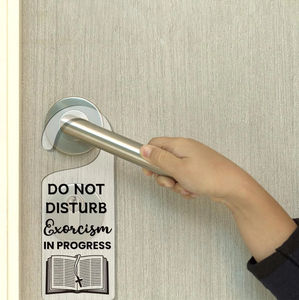 5mm d'épaisseur acrylique <span class=keywords><strong>avis</strong></span> porte cintre signe religieux prière cérémonies exorcisme en cours porte poignée tentures - Product Image 5