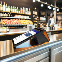 Caisse enregistreuse mobile Android à écran tactile intelligent de 8 pouces, personnalisée, pour paiement, vente au détail, station-service, système POS à vendre