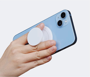 ที่ยึดโทรศัพท์แม่เหล็กสำหรับ iPhone Samsung Pixel, ที่วางโทรศัพท์ซิลิโคนสีขาวน่ารักแบบถอดได้ อุปกรณ์เสริมโทรศัพท์มือถือ - Product Image 5