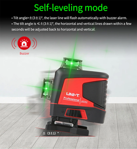 Nivelador de Líneas UNI-T LM576LD Verde LD de 16 Líneas con Control Remoto, Línea Verde 3D - Product Image 4