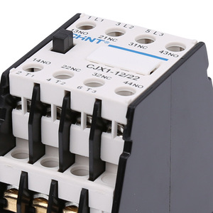 Contactor de CA Chnt CJX1-12/22 12A Trifásico para Carril DIN, Automatización Industrial - Product Image 3