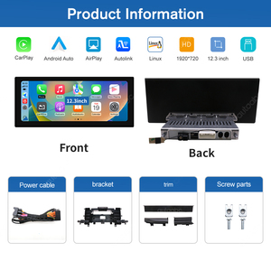 หน้าจอ AUTOABC ขนาด 12.3 นิ้ว ระบบ Linux สำหรับ Audi A4/S4 A5/S5 <span class=keywords><strong>MIB</strong></span>/MIB2 เครื่องเล่นมัลติมีเดียแบบไร้สาย CarPlay Android Auto พร้อมระบบควบคุมพวงมาลัย - Product Image 6