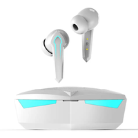Headset TWS P30 Baru Tahan Air HiFi In-Ear untuk Gamer, Mic HD, Bass Stereo, Lampu Berpendar, Earbud untuk Gaming Ponsel