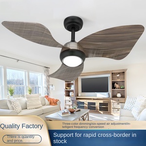 มอเตอร์ไฟฟ้ากระแสตรงกันน้ำรีโมทคอนโทรลแบบคลาสสิกในร่มและใบมีดอะคริลิคพัดลมติดเพดาน5ใบพัดพร้อมไฟ LED สำหรับห้องน้ำ - Product Image 3