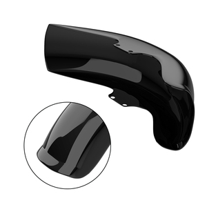 Guardabarros delantero ABS para motocicleta Harley Softail Fatboy 2006-2017, repuesto de guardabarros de plástico negro brillante - Product Image 3