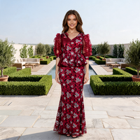 Robes de Soirée Africaines 2026 à Faible MOQ pour Femmes, Robes à Paillettes et Strass pour Fêtes, Robe de Banquet Col en V