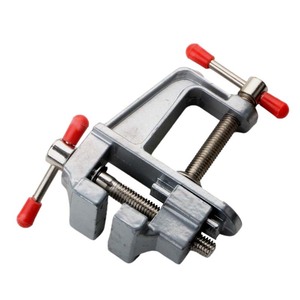 Mini <b>Bench</b> Vise Aluminum Alloy Smooth Jaw 0.14 Kg Diy <b>Tool</b> Stationary Base - Product Image 1