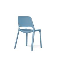 Chaise moderne simple avec dossier, style nordique, pour adultes, bureau, maison, décontractée, épaisse, empilable, en PP, imperméable