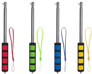 מדריך סיור נירוסטה מתכוונן להרחבה מוטות דגל טלסקופי עבור מצביע הוראה - Product Image 1