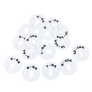 Colored Round Plastic Clothing Dividers Round Plastic Divider for Hangers - Product Image 4