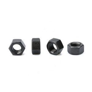 Hex Nut M10 Metric Class 8.8 Black Oxide Finish Hexagon Shape Right Hand <b>Thread</b> General Industry Use - Product Image 4