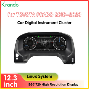 Krando Linux hệ thống 12.3 inch cụ kỹ thuật số cụm cho Toyota Land Cruiser Prado 2010 - 2020 LCD Bảng điều khiển xe mét - Product Image 3