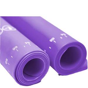 แผ่นซิลิโคนขนาดใหญ่พิเศษ 45x60 ซม. เป็นมิตรกับสิ่งแวดล้อม ได้รับการรับรองมาตรฐาน CE ใช้สำหรับรีดแป้งพิซซ่า ไม่ติดกระทะ อุปกรณ์ทำขนมอบ - Product Image 6