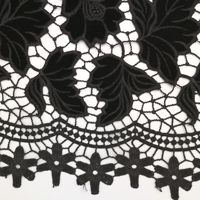 Tissu polaire tricoté écologique brodé au laser à fond ajouré pour accessoires textiles de mariage et de maison légers pour garçons et filles
