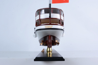Maquettes de bateaux de croisière Earnslaw en bois de cèdre peintes à la main sur mesure |   Cadeau de vacances autonome de la marque OMH, origine Vietnam