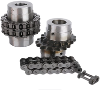 Accouplement à chaîne KC6022, accouplement à rouleaux en acier 45 GL, personnalisable, fabriqué en Chine