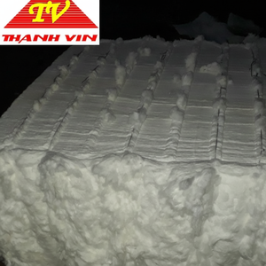 Vietnam 100% algodón peine Noil blanqueado blanco natural/fibra blanca marfil algodón crudo directo de la Sra. Florence - Product Image 1