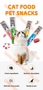 I più venduti 15g di cibo umido per Snack per gatti strisce di carne biologica e <span class=keywords><strong>proteine</strong></span> della frutta direttamente dalla fonte - Product Image 4