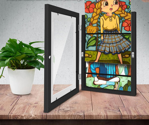 Cadres d'art pour enfants à ouverture frontale, parfaits pour les dessins, les œuvres d'art, les projets artistiques des enfants, les travaux scolaires, la maison ou le bureau - Product Image 4