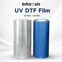 Film de transfert UV DTF pour imprimantes Epson XP600 I3200 I1600 – Film AB pour transfert d'étiquettes en cristal, acrylique, métal, plastique, céramique (faible adhérence)