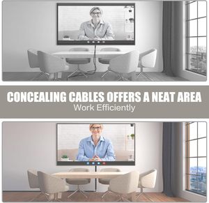 Organizador de Cables Autoadhesivo Flexible para TV, Accesorios para el Hogar, Ocultador de Cables de Oficina en la Pared, con Apertura Lateral - Product Image 6
