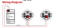 Mini capteur de mouvement PIR KNX de type rideau à quatre éléments avec portée de détection de 6 m, DC 21-30 V, IP20, faible consommation 10 mA pour bâtiments intelligents