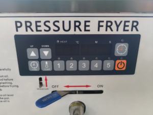 مقلاة ضغط كهربائية للطاولة بسعة 16 لتر من الفولاذ المقاوم للصدأ مع تحكم بالكمبيوتر الدقيق وصمام تصريف الزيت لطهي الدجاج المقلي على طريقة كنتاكي - Product Image 5