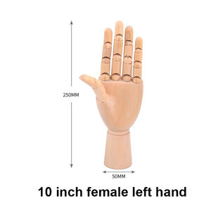 Sagomata in legno a mano modello di manichino per disegnare la pittura - Product Image 4