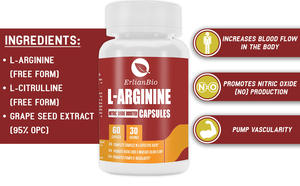 Les comprimés OEM L-Arginine Capsules fournissent le meilleur prix Supplément de pilules de L-arginine de qualité alimentaire 99% - Product Image 2